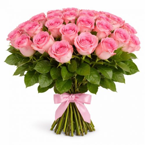 Розы Эквадор розовые