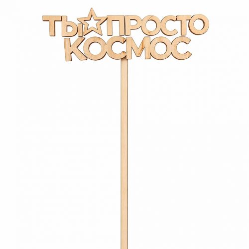 Топпер «Ты просто космос»