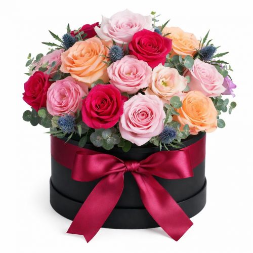 Цветы в коробке «Легенда»