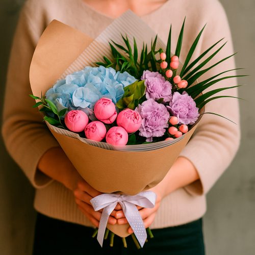 Букет из свежих цветов «Вдохновение»