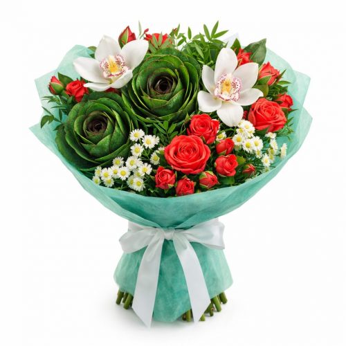 Букет из свежих цветов «Волшебство природы»