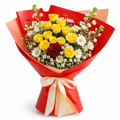 Букет цветов «Фантазия цветов»