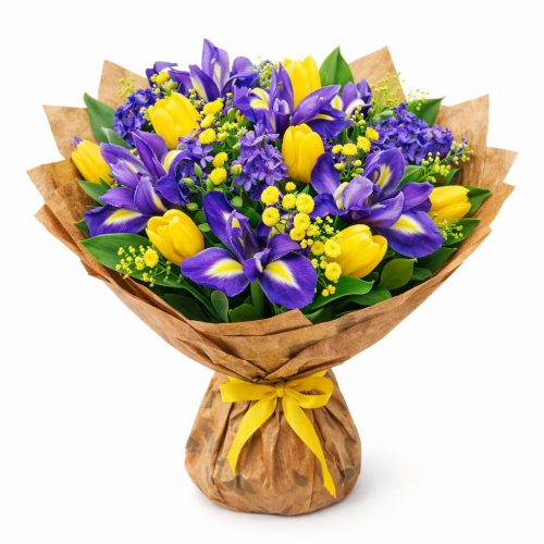 Флористический букет «Весенний вихрь»