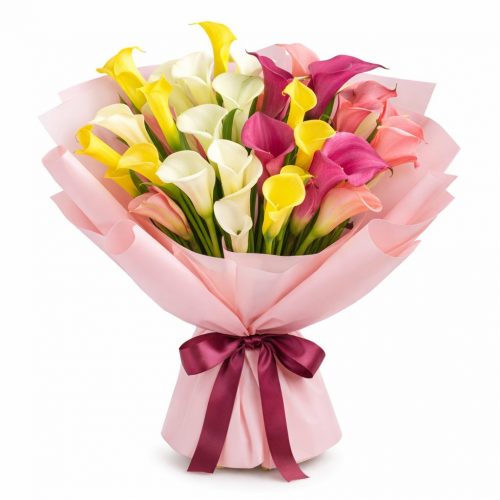 Цветочный букет «Калловая фантазия»